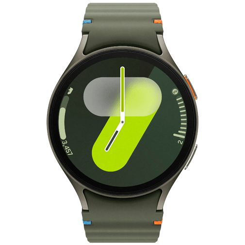 Samsung Galaxy Watch 7 4G 44mm Groen (Groene Rubberen Band)